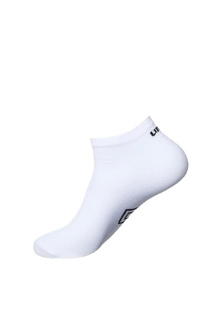 6 paires de socquettes Umbro Blanc