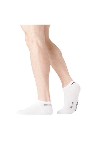 6 paires de socquettes Umbro Blanc