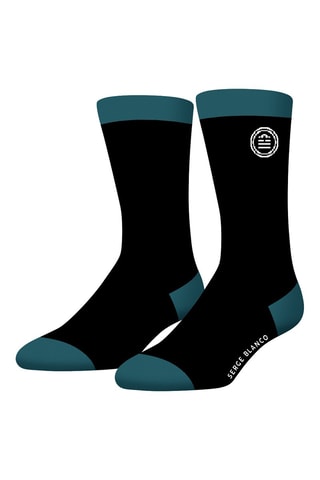 6 paires de chaussettes - Noir et gris - Serge Blanco