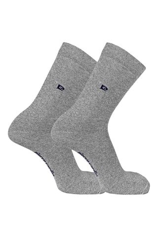 12 paires de chaussettes - Noir, bleu marine et gris - Pierre Cardin