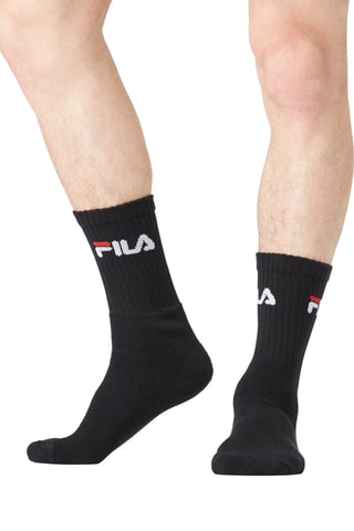 6 paires de chaussettes - Noir et gris - Fila