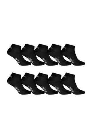 10 paires de socquettes - Noir et blanc - Umbro