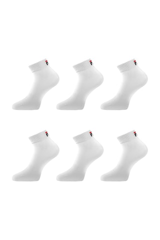 6 paires de socquettes - Blanc - Fila
