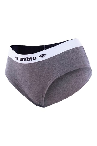 3 culottes Noir et gris chiné - Umbro