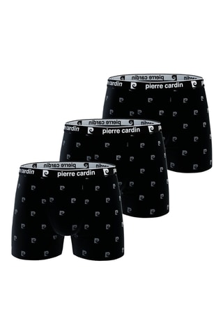 3 boxers - Preto e cinzento - Pierre Cardin