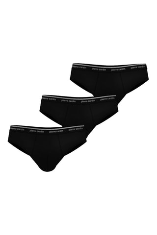 3 cuecas - Preto - Pierre Cardin