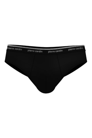 3 cuecas - Preto - Pierre Cardin