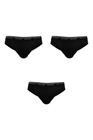 3 cuecas - Preto - Pierre Cardin