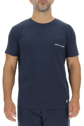 3 t-shirts - Bleu marine et blanc - Pierre Cardin 