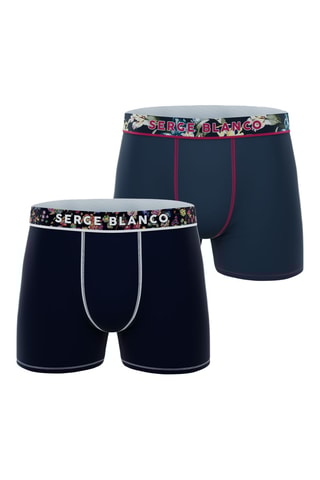 2 boxers - Multicolore - Serge Blanco
