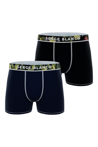 2 boxers - Multicolore - Serge Blanco