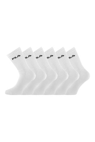 6 paires de chaussettes - Blanc et noir - Fila