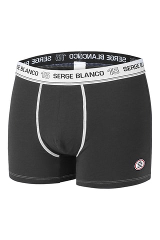 4 boxers - Noir et blanc - Serge blanco