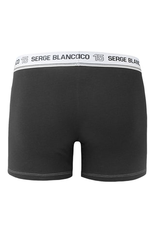 4 boxers - Noir et blanc - Serge blanco