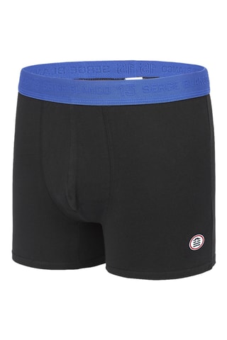 4 boxers - Noir, blanc, bleu et rouge - Serge Blanco