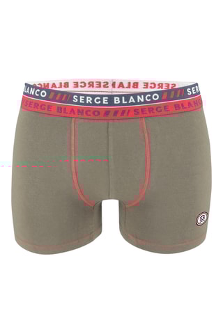 8 boxers - Noir et rouge - Serge Blanco