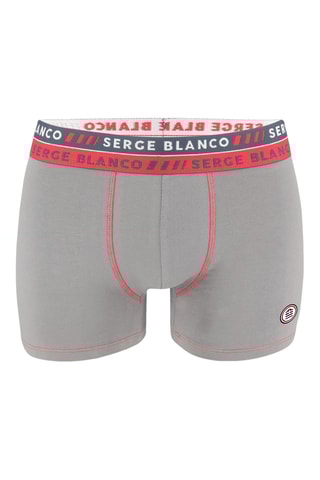 8 boxers - Noir et rouge - Serge Blanco