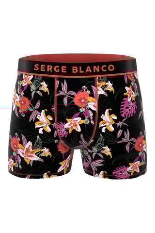 3 boxers - Gris foncé et noir - Serge Blanco