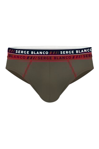 4 slips - Noir et rouge - Serge Blanco