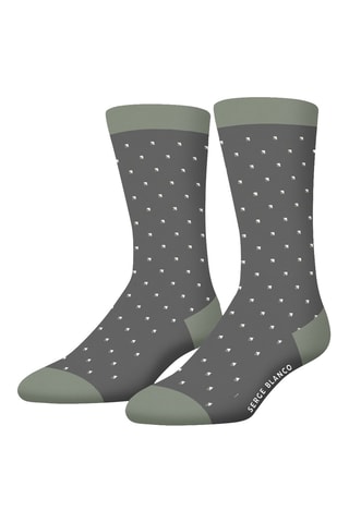 6 paires de chaussettes - Gris et noir - Serge Blanco
