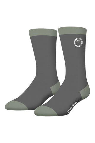 6 paires de chaussettes - Gris et noir - Serge Blanco