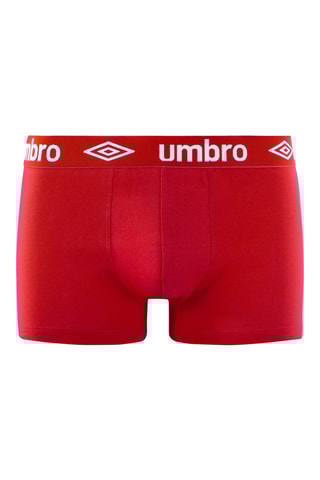 4 boxers - Azul-cobalto e vermelho - Umbro