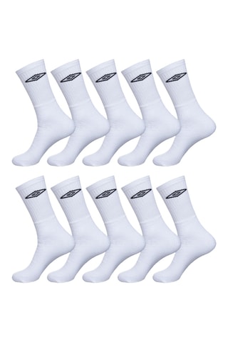10 paires de chaussettes - Blanc - Umbro