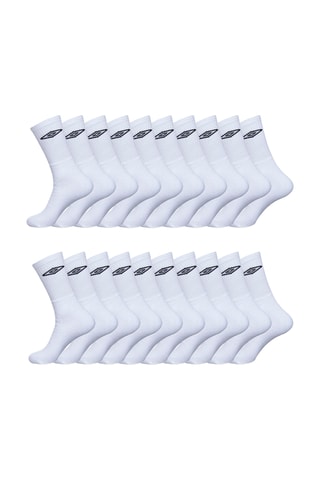 20 paires de chaussettes - Blanc - Umbro