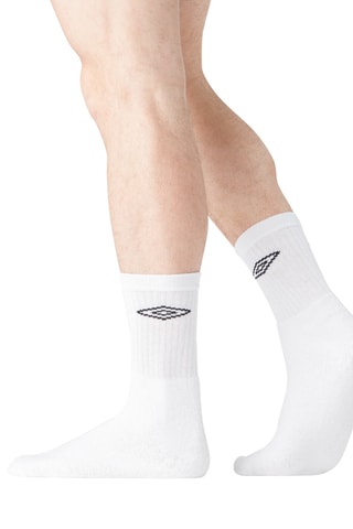 20 paires de chaussettes - Blanc - Umbro