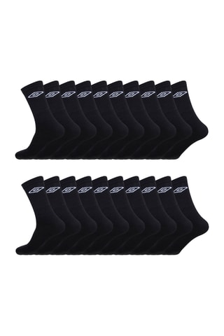 20 paires de chaussettes - Noir - Umbro