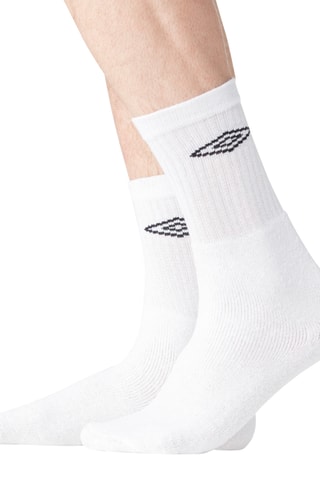 6 paires de chaussettes - Blanc - Umbro