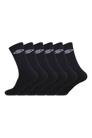 6 paires de chaussettes - Noir - Umbro