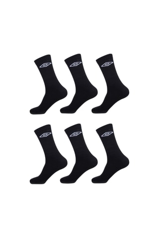 6 paires de chaussettes - Noir - Umbro