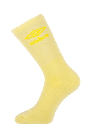 6 paires de chaussettes - Jaune, ciel et mauve - Umbro