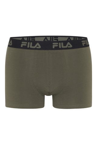 4 boxers - Kaki et noir - Fila