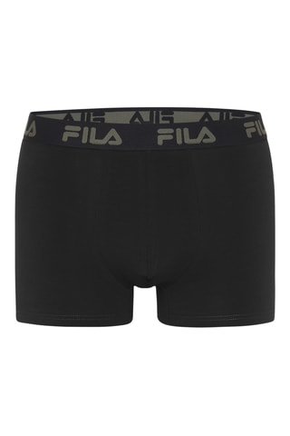 4 boxers - Kaki et noir - Fila