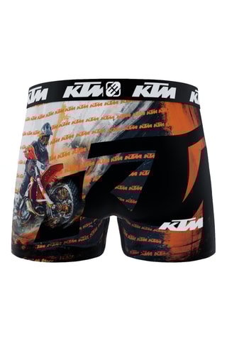 3 boxers - Noir et orange - KTM