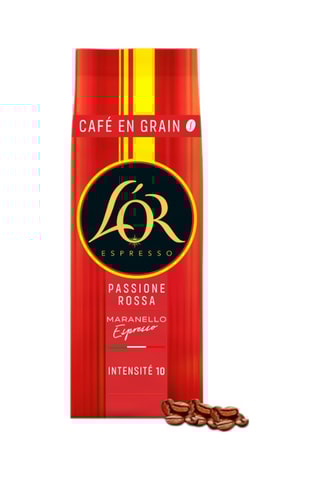 4 x Café en grains L'Or Espresso Maranello Espresso - Intensité 10 - 450 g