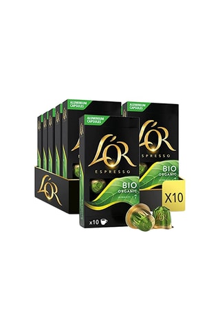 200 capsules Café L'Or Espresso bio Intensité 7 - Compatibles Nespresso®*