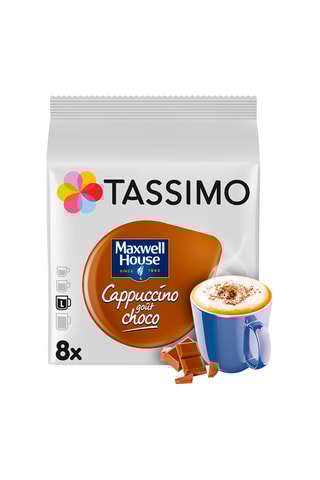 40 T-Discs Café Maxwell Housse Cappuccino Choco - Compatibles Tassimo