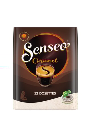 160 dosettes Café saveur caramel - Compatibles Senseo