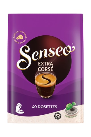 400 dosettes compostables Café Extra Corsé - Compatibles Senseo
