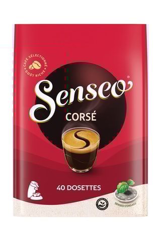 400 dosettes compostables Café Corsé - Compatibles Senseo