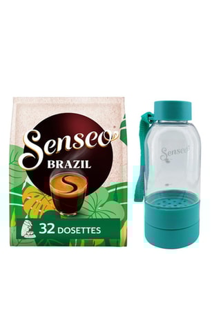 320 dosettes Café Brazil et Gourde Cold Brew Senseo - 330 ml