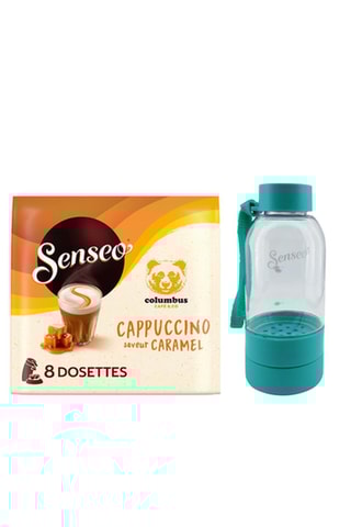 80 dosettes Cappuccino Caramel Columbus et Gourde Cold Brew Senseo - 330 ml