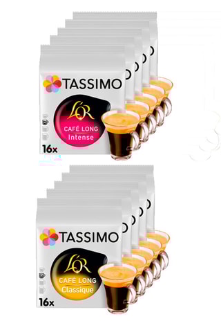 Assortiment 160 T-discs Intense et Classique - Compatibles Tassimo