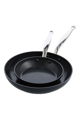 2 Koekenpannen met Keramische Bekleding Barcelona - 20/28 cm- Greenpan
