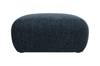 Pouf Nolio - Bleu roi - En tissu chenille