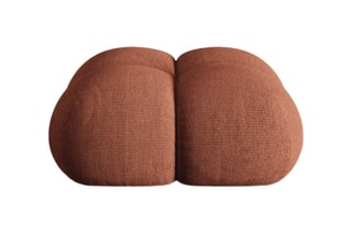 Pouf Loretto - Corail 