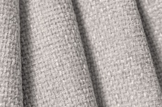 Canapé d'angle droit Tulum - Gris clair chiné - 4 places - En polyester - Toucher soie